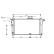 Radiator, engine cooling 81002001 International Radiators