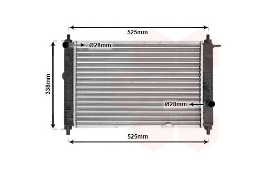 Radiator, engine cooling 81002007 International Radiators, Image 2