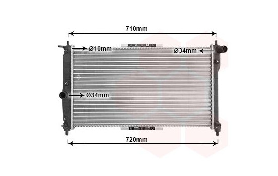 Radiator, engine cooling 81002016 International Radiators, Image 2