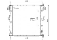 Radiator, engine cooling 81002105 International Radiators