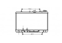 Radiator, engine cooling 82002030 International Radiators