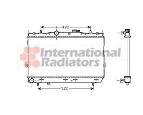 Radiator, engine cooling 82002095 International Radiators, Image 2