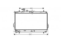 Radiator, engine cooling 82002097 International Radiators