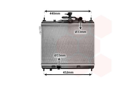 Radiator, engine cooling 82002103 International Radiators, Image 2