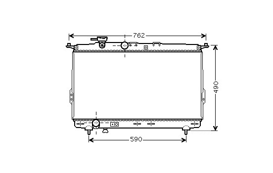 Radiator, engine cooling 82002106 International Radiators