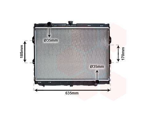 Radiator, engine cooling 82002108 International Radiators, Image 2