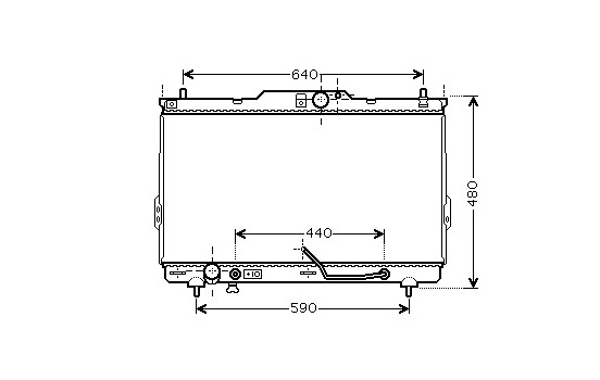 Radiator, engine cooling 82002114 International Radiators