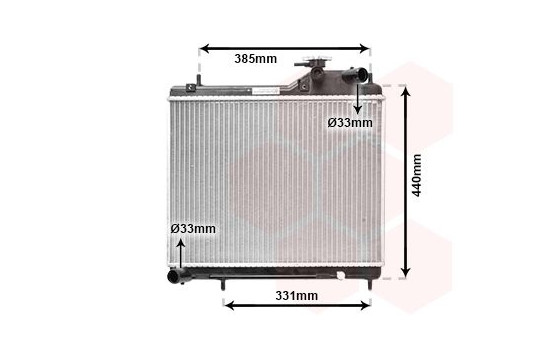 Radiator, engine cooling 82002125 International Radiators, Image 2