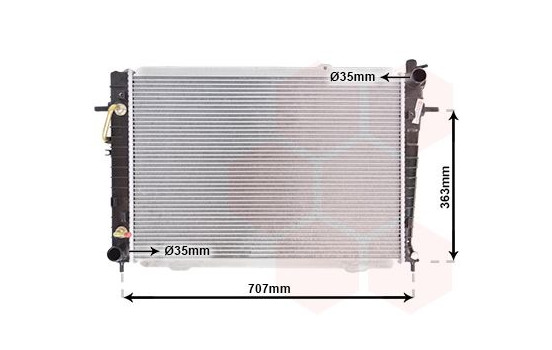 Radiator, engine cooling 82002167 International Radiators, Image 2