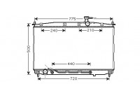 Radiator, engine cooling 82002174 International Radiators