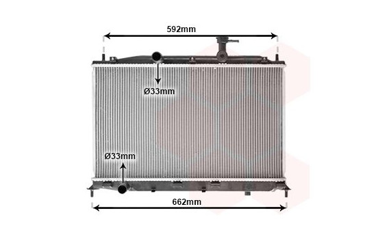Radiator, engine cooling 82002188 International Radiators, Image 2