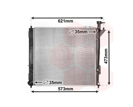 Radiator, engine cooling 82002346 International Radiators