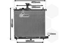 Radiator, engine cooling 82012704 International Radiators