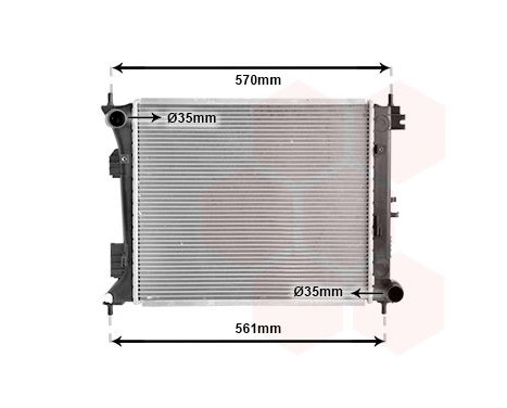 Radiator, engine cooling 82012705 International Radiators