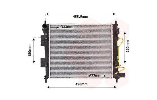 Radiator, engine cooling 82012708 International Radiators