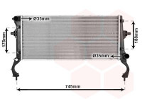 Radiator, engine cooling 82012734 International Radiators