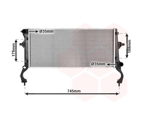 Radiator, engine cooling 82012734 International Radiators