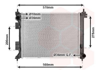Radiator, engine cooling 82012737 International Radiators