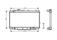 Radiator, engine cooling 83002017 International Radiators