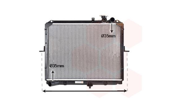 Radiator, engine cooling 83002053 International Radiators, Image 2