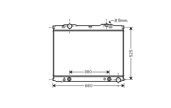 Radiator, engine cooling 83002056 International Radiators