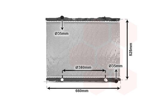 Radiator, engine cooling 83002056 International Radiators, Image 2