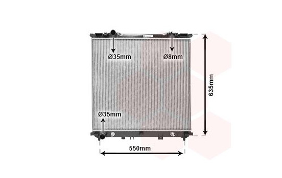 Radiator, engine cooling 83002057 International Radiators, Image 2