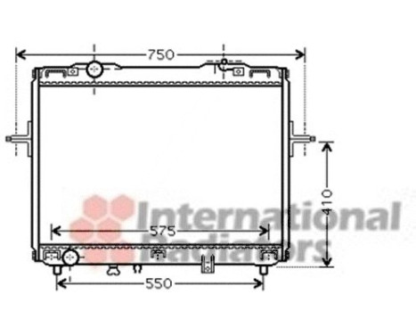 Radiator, engine cooling 83002069 International Radiators, Image 2