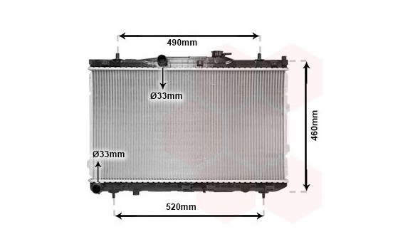 Radiator, engine cooling 83002074 International Radiators