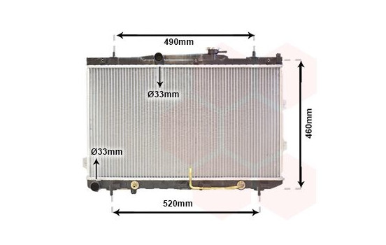 Radiator, engine cooling 83002075 International Radiators, Image 2