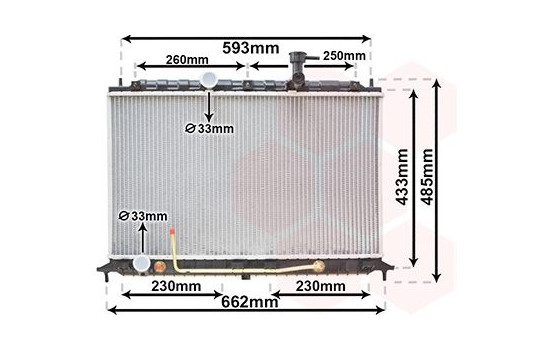 Radiator, engine cooling 83002078 International Radiators, Image 2