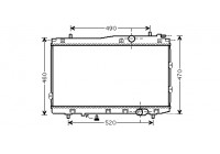 Radiator, engine cooling 83002087 International Radiators