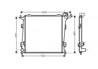 Radiator, engine cooling 83002099 International Radiators