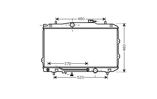 Radiator, engine cooling 83002120 International Radiators