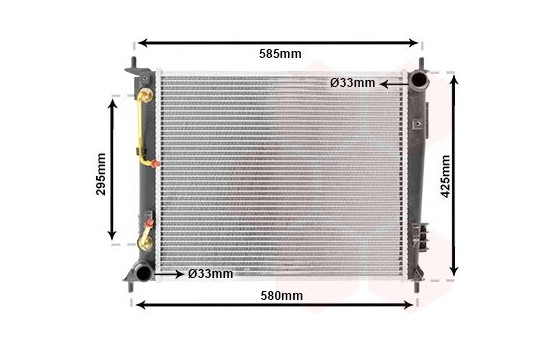 Radiator, engine cooling 83002136 International Radiators, Image 2
