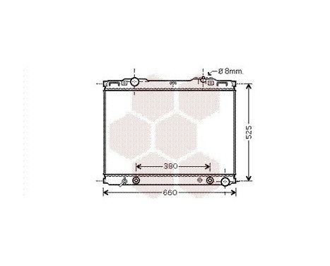 Radiator, engine cooling 83002139 International Radiators, Image 2