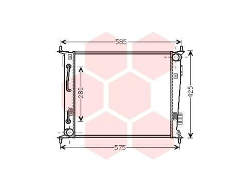 Radiator, engine cooling 83002185 International Radiators, Image 2