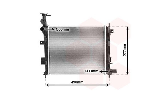 Radiator, engine cooling 83002189 International Radiators Plus, Image 2