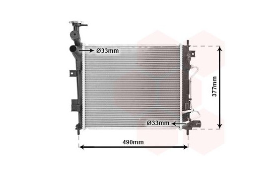 Radiator, engine cooling 83002190 International Radiators, Image 2