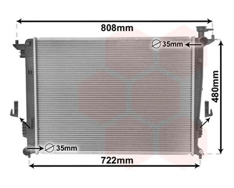 Radiator, engine cooling 83002238 International Radiators