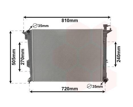 Radiator, engine cooling 83012709 International Radiators