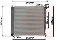 Radiator, engine cooling 83012710 International Radiators