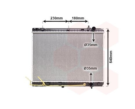 Radiator, engine cooling 83012724 International Radiators