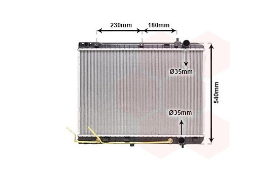 Radiator, engine cooling 83012724 International Radiators