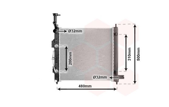 Radiator, engine cooling 83012727 International Radiators