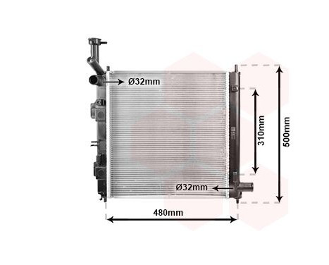 Radiator, engine cooling 83012728 International Radiators