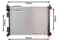 Radiator, engine cooling 83012738 International Radiators