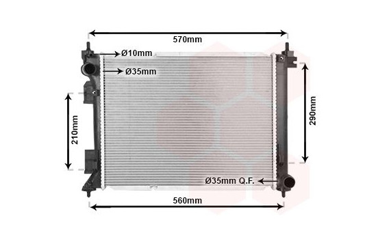 Radiator, engine cooling 83012738 International Radiators