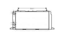 Radiator, engine cooling AI2091 Ava Quality Cooling