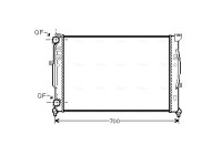 Radiator, engine cooling AI2189 Ava Quality Cooling